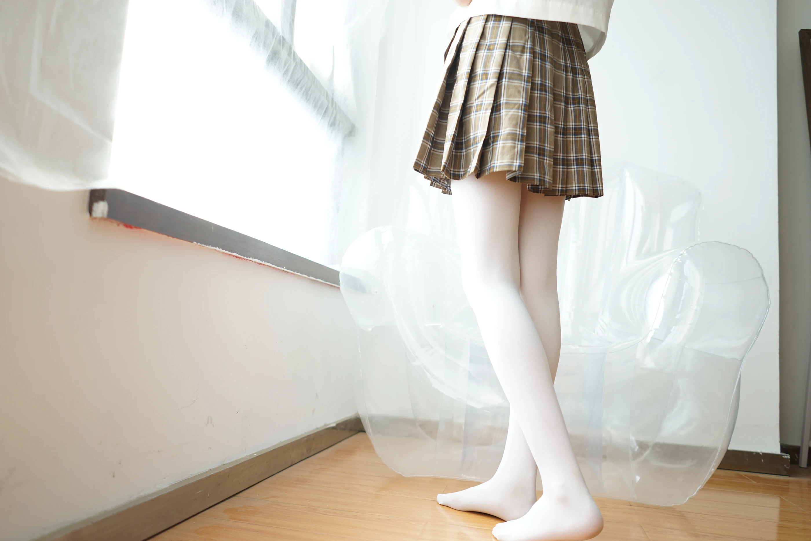森萝财团 [BETA-021] 白丝格子裙 [212P]插图3